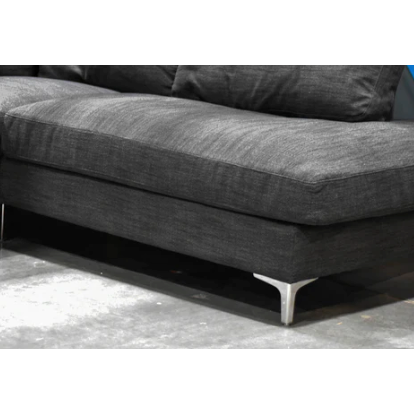 Billie Sectional - Charcoal Linen