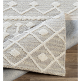 Izmir Area Rug - Medium Grey/Ivory