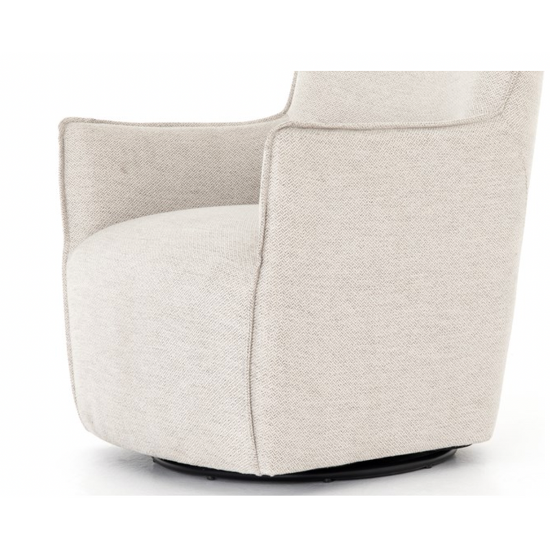 Kimble Swivel Chair in Noble Platinum