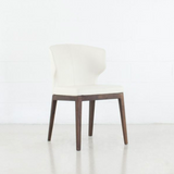 Heather Leatherette Wood Dining Chair - Solid Ash