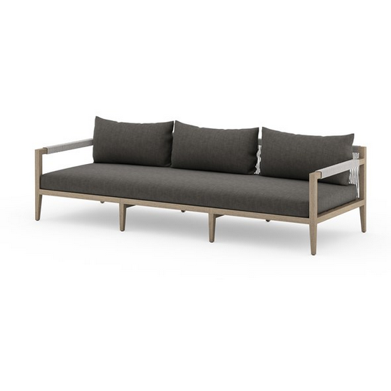 Sherwood Outdoor Sofa 93&quot; Charcoal