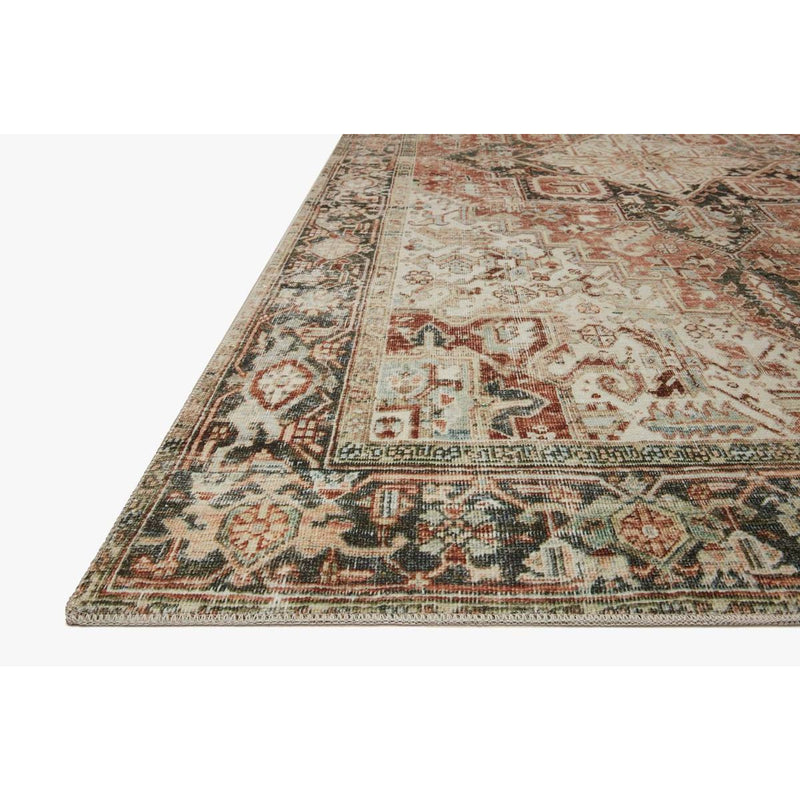 Lenna Rust &amp; Charcoal Area Rug