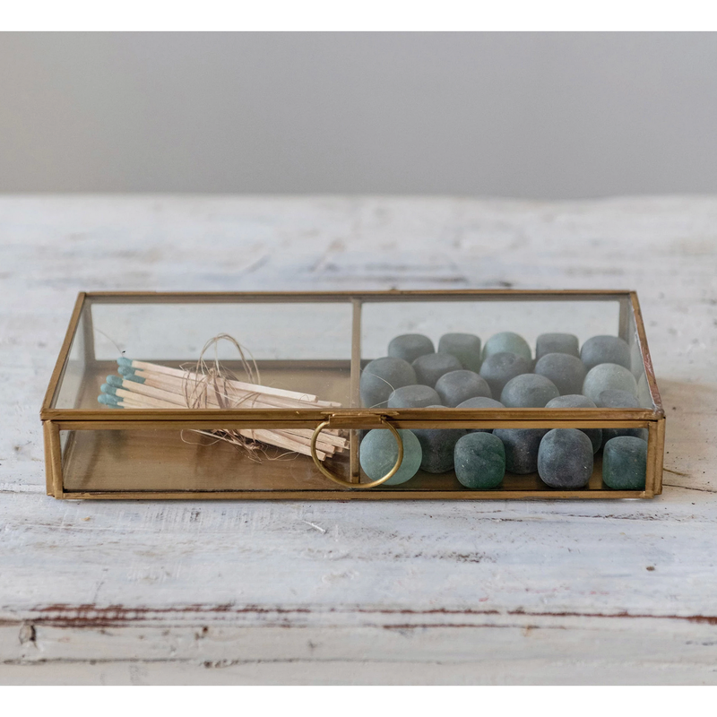 Brass and Glass Display Box