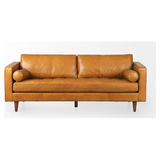 Svend Sofa Series in Tan Leather