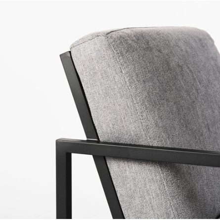 Armelle Gray Accent Chair