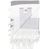 Tofino Towel Co - Turkish Towel 100% cotton The Loki- Charcoal Grey