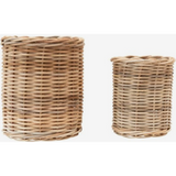 Hand-Woven Wicker Baskets