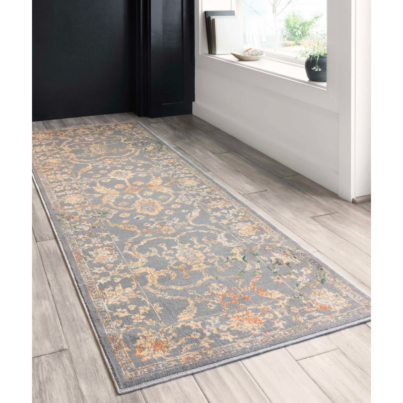 Isadora Silver/Slate Area Rug