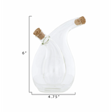 Oil and Vinegar Cruet with Cork Stoppers