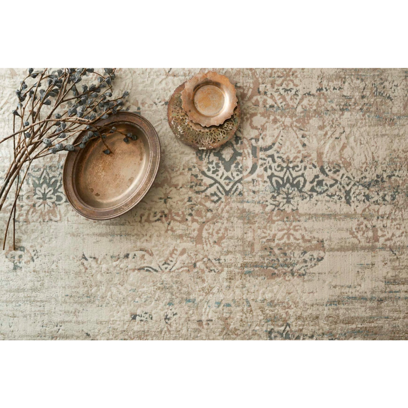Kingston Area Rug - Ivory/Stone