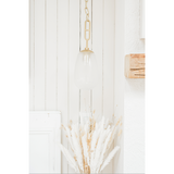 Bruckner Pendant in Aged Brass