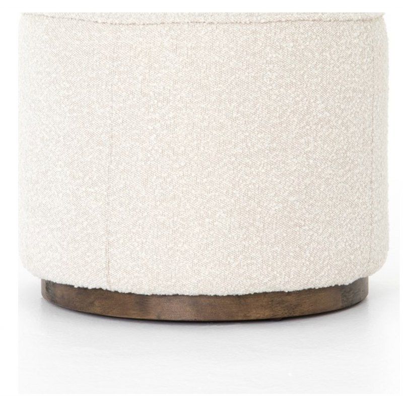 Sinclair Round Ottoman Knoll Natural