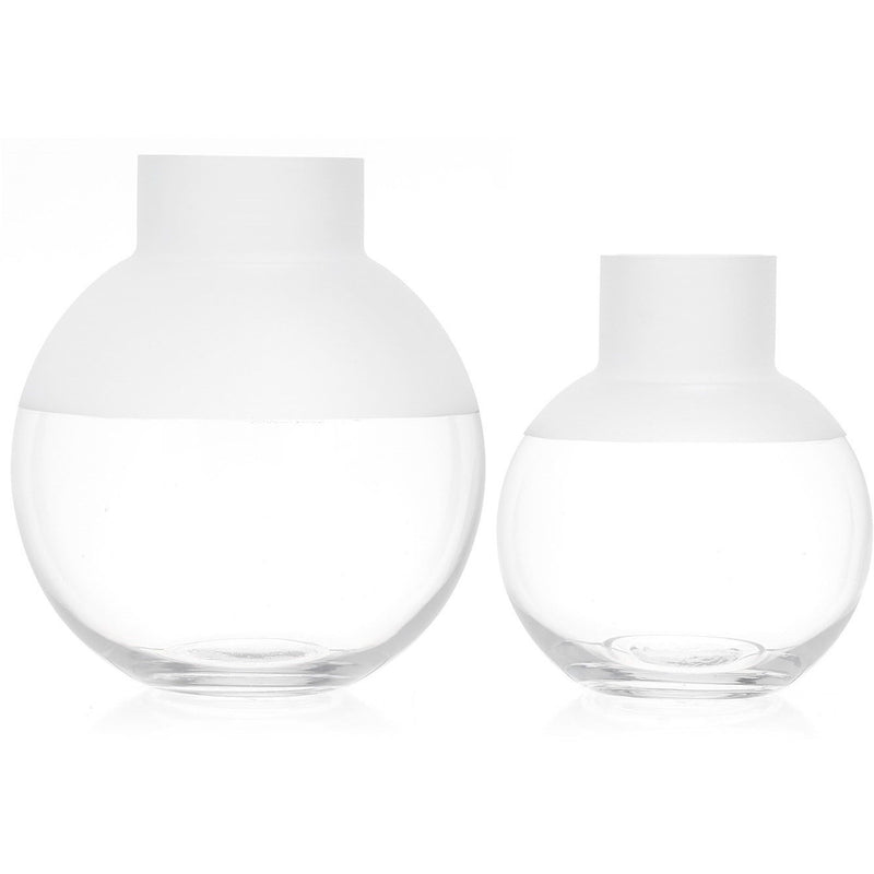 Franklyn Frosted Glass Vase