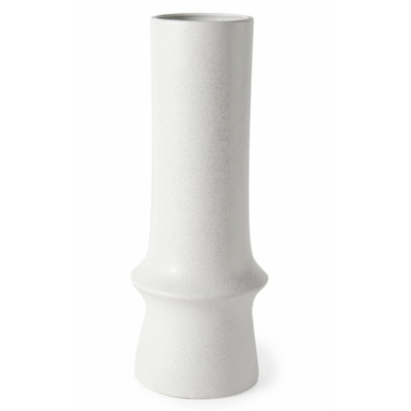 Laforge White Ceramic Vase Large