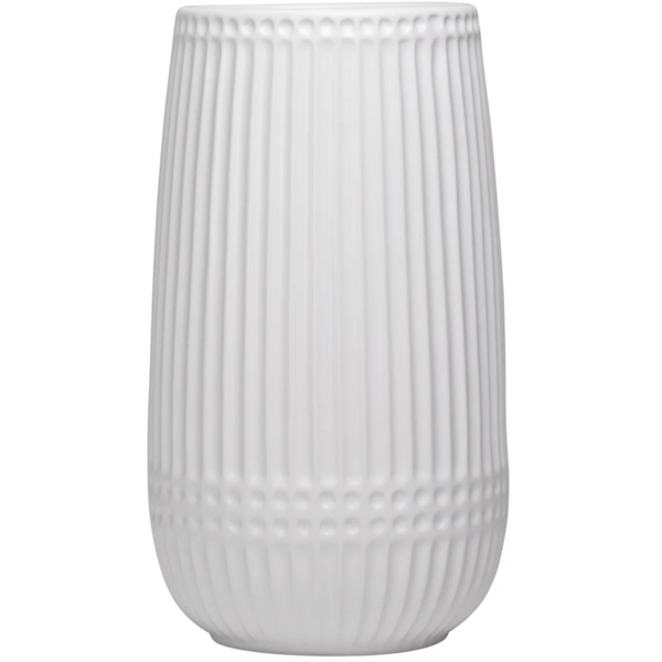 Aurora Ribbed Dot Vase - 9.5h"