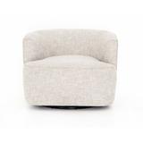 Mila Swivel Chair in Brazos Dove