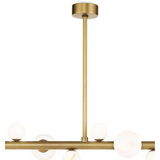 Styx Chandelier Small in Natural Brass