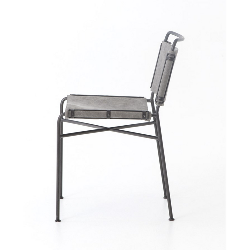 Wharton Dining Chair in Stonewash Grey