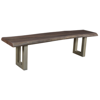 Taj Dining Bench- U metal Base