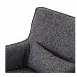 Kimble Swivel Chair in Bristol Charcoal