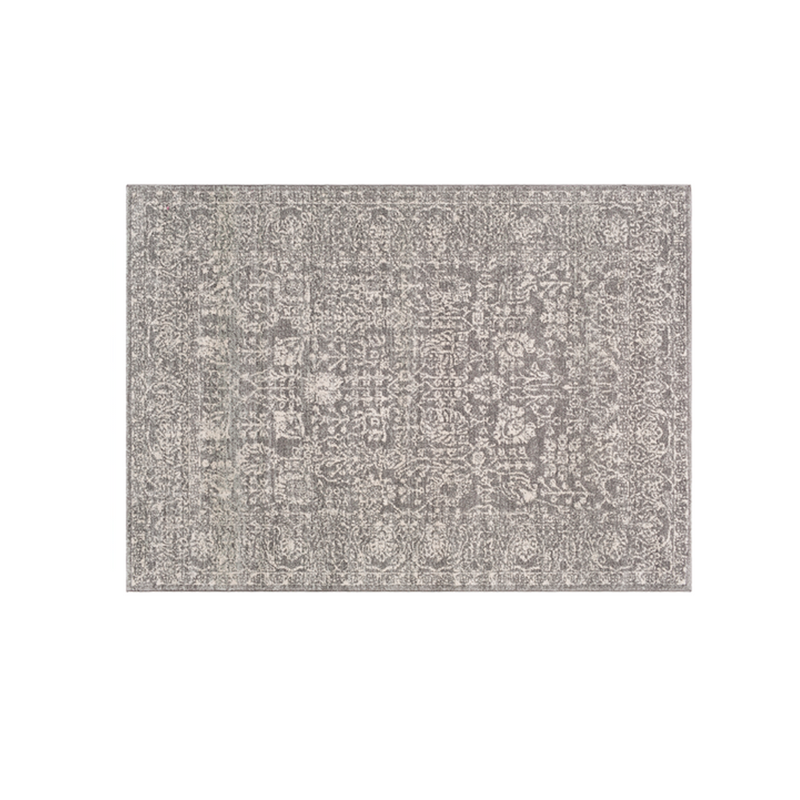 Harput Rug in Charcoal and Grey