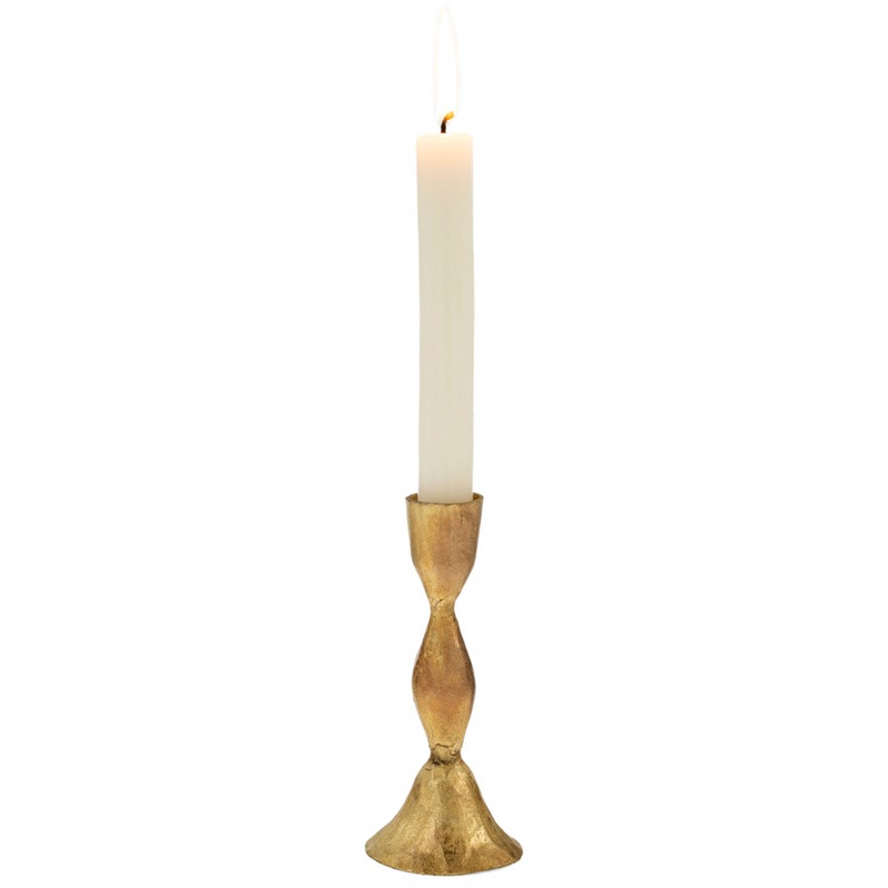 Zora Forged Candlestick Gold