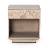 Journey Nightstand in White Mahogany