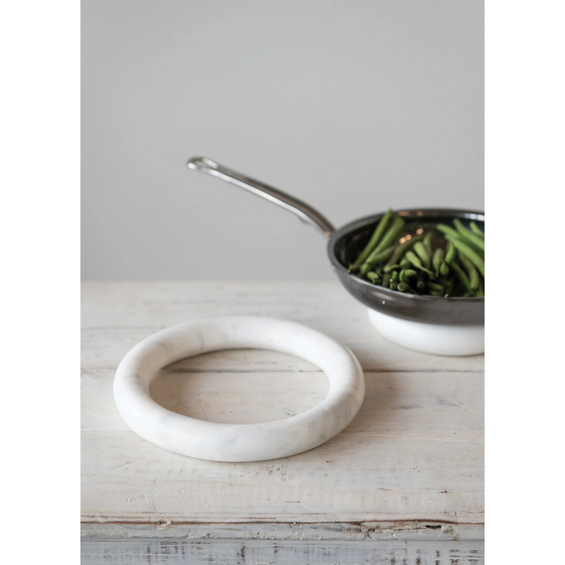 Round Marble Trivets