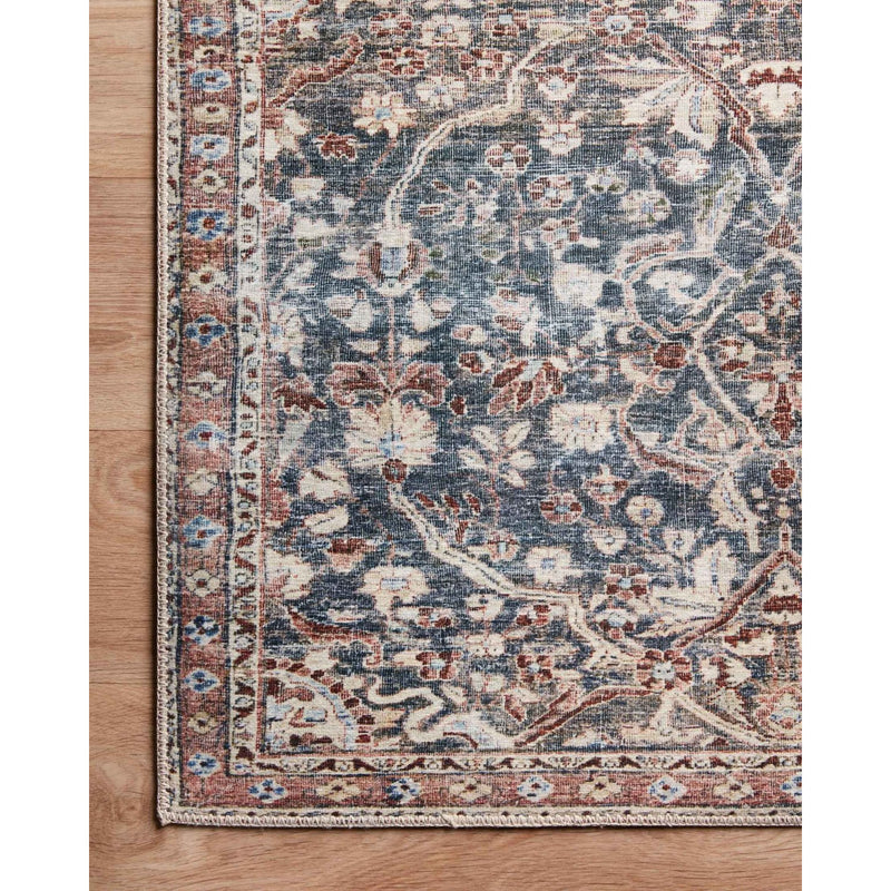 Jules Area Rug - Denim and Spice