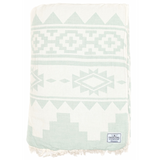 Tofino Towel Co - Beachcomber Fleece Lined Throw Sage