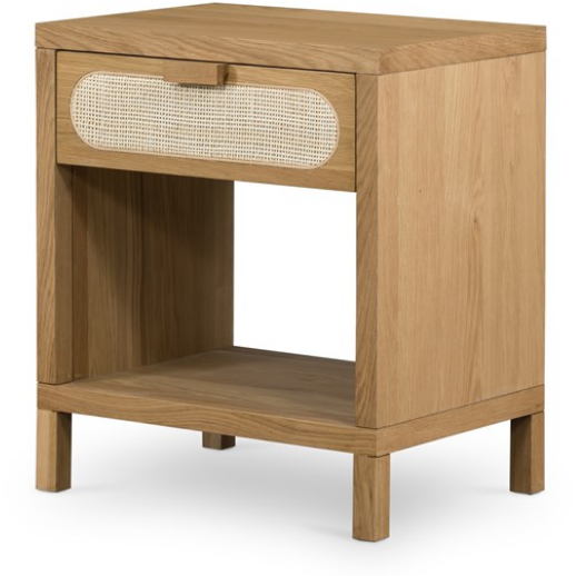 Allegra Nightstand - Natural Cane