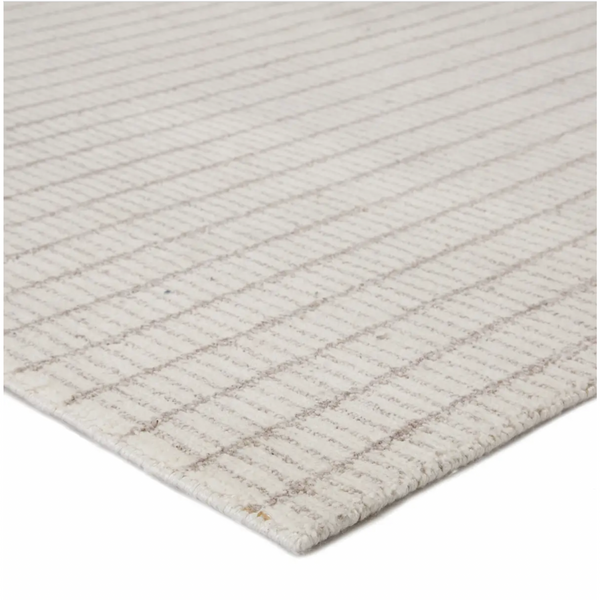 Grove Stratton Area Rug - White/Taupe