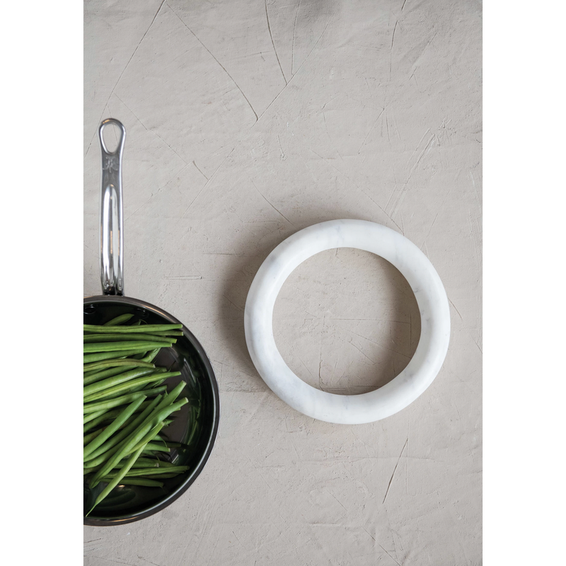 Round Marble Trivets