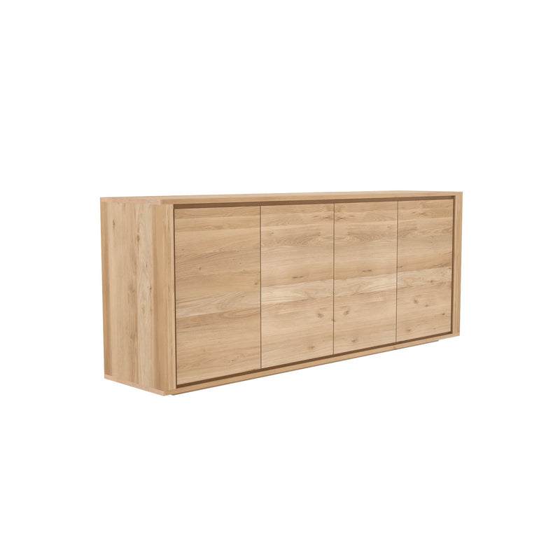 Oak Shadow Sideboard - 4 Doors