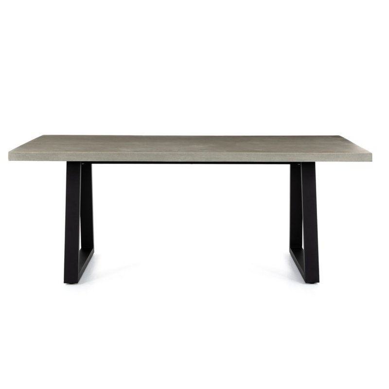 Cyrus Outdoor Dining Table - Light Grey