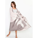 Tofino Towel Co. - Terra Botanical Throw - Wine/Rose/Smoke