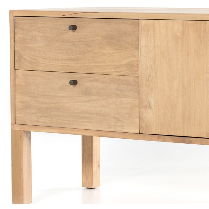 Isador Media Console - Dry Wash Poplar