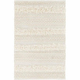 Zara Striped Ivory Area Rug