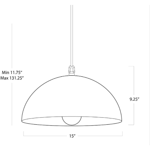 Peridot Outdoor Pendant Small