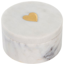 Sweet Heart Marble Box Round