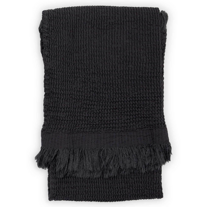 Hand Towel - Wave - Charcoal