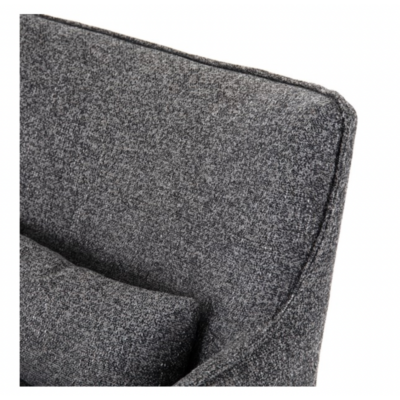 Kimble Swivel Chair in Bristol Charcoal