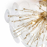 Poppy Glass Semi Flush Mount