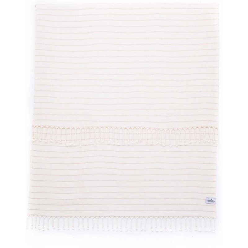 Tofino Towel Co - Turkish Towel 100% Cotton The Willowbrae- Ivory