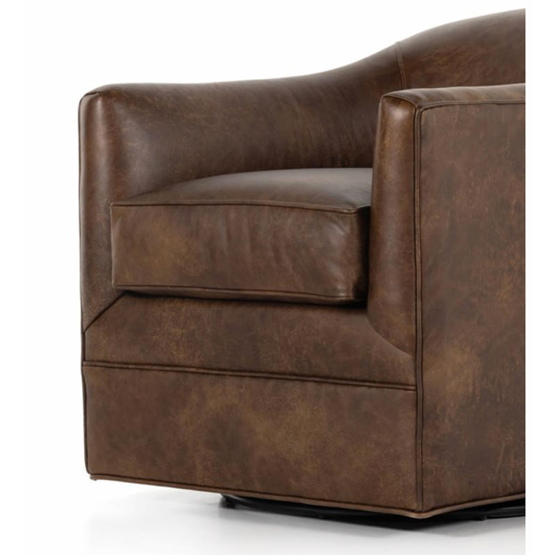 Quinton Swivel Chair - Arvada Cigar