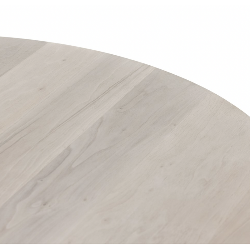 Hudson Round Dining Table - Ashen Walnut
