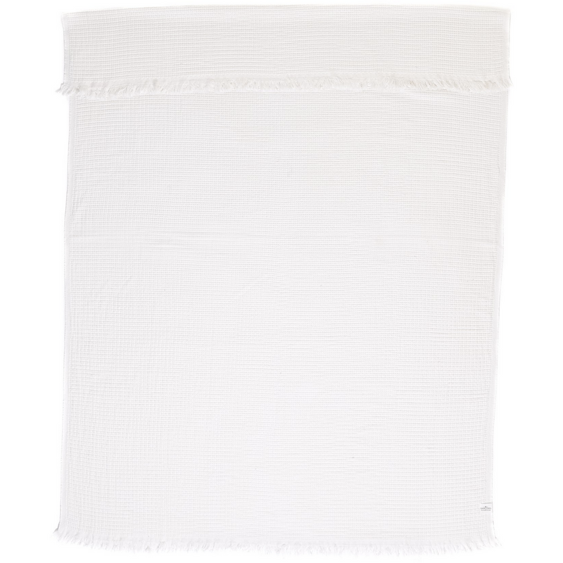 Tofino Towel Co - Turkish Throw 100% cotton The Nala- White