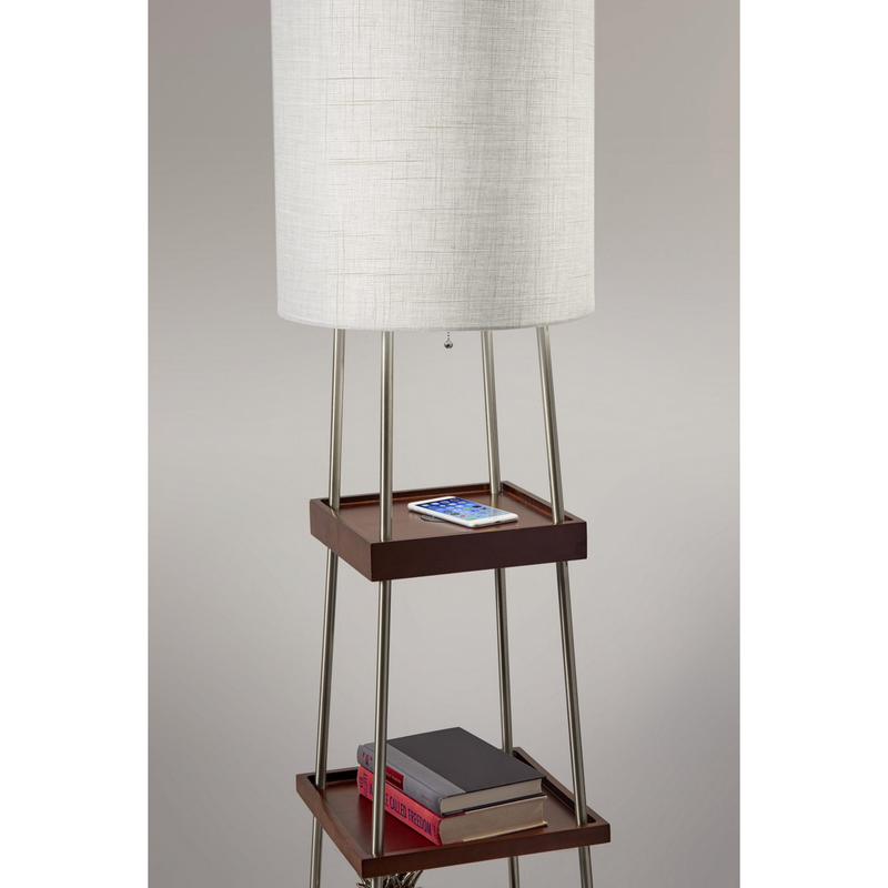 Harold Charge Shelf Floor Lamp