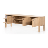 Isador Media Console - Dry Wash Poplar