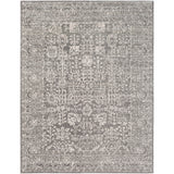 Harput Rug in Charcoal and Grey